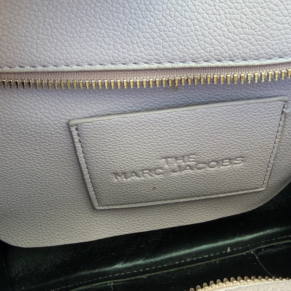 Marc Jacobs Lilac Canvas Tote with White Logo - Picture 12 of 12